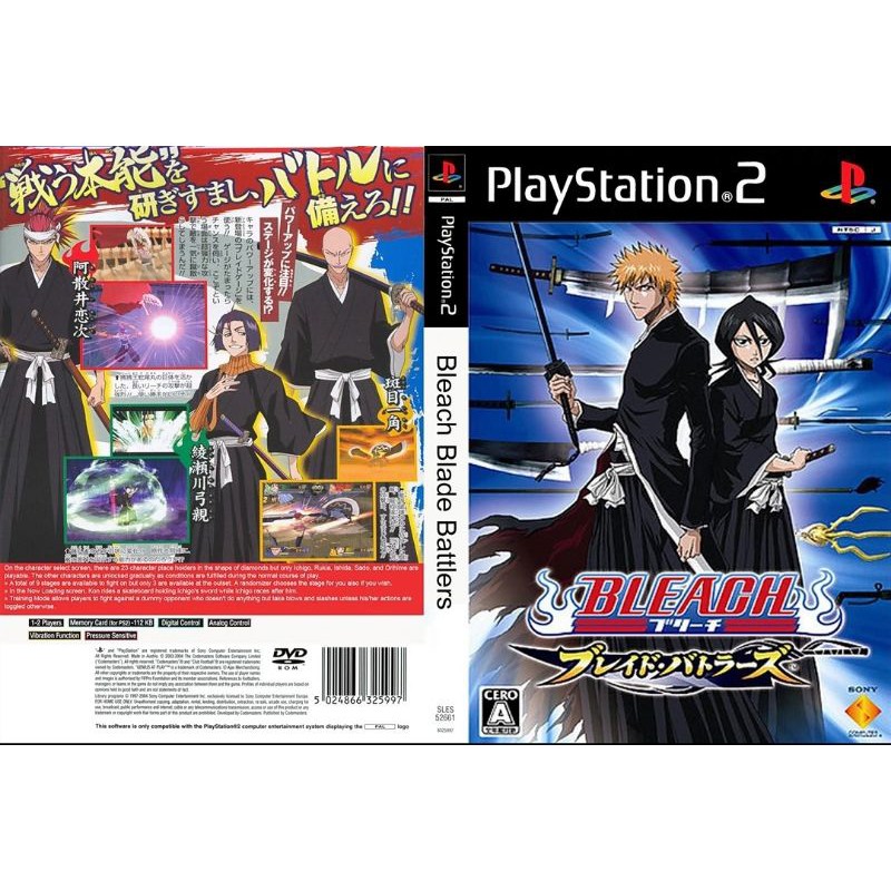 PS2 CD DVD GAMES (Bleach Blade Battlers) Shopee Malaysia