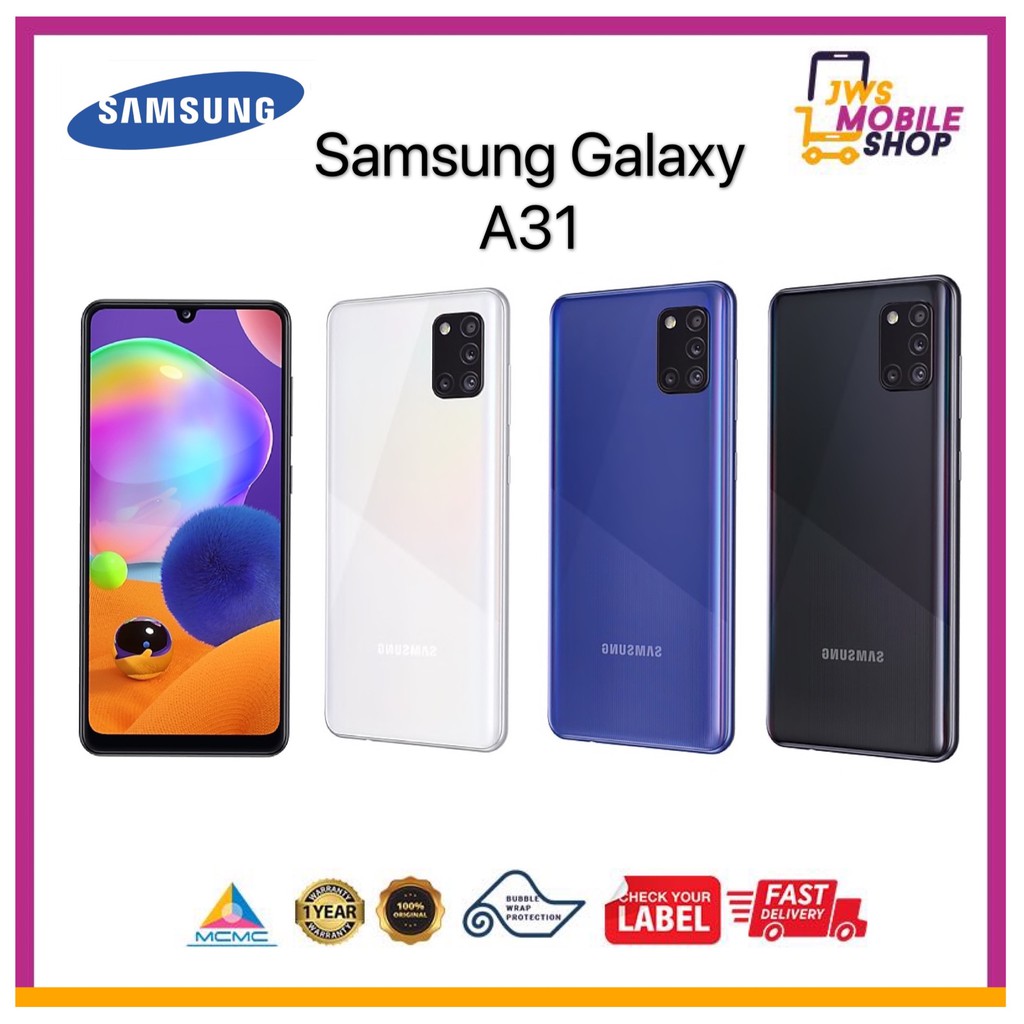 SAMSUNG GALAXY A31 (6GB + 128GB) *ã€ORIGINAL SAMSUNG