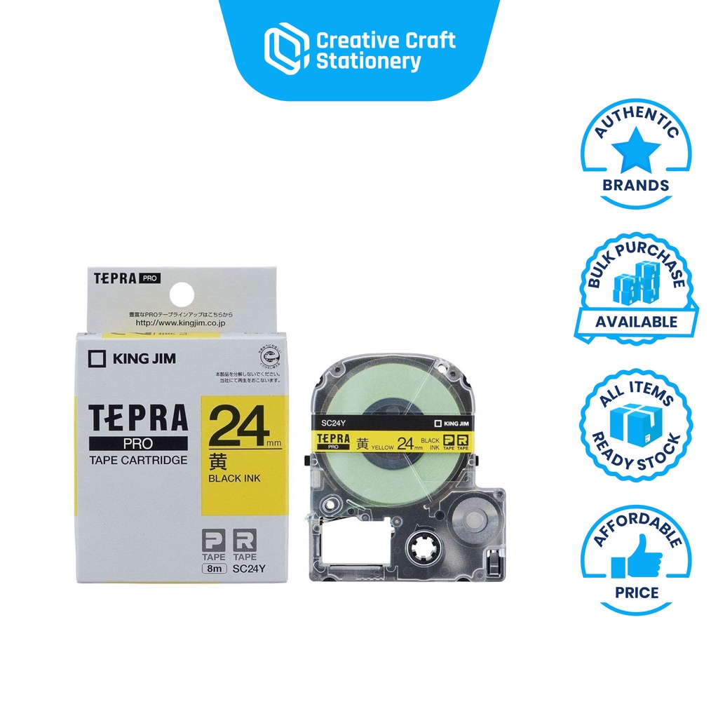 King Jim Tepra PRO Tape Cartridge Shopee Malaysia