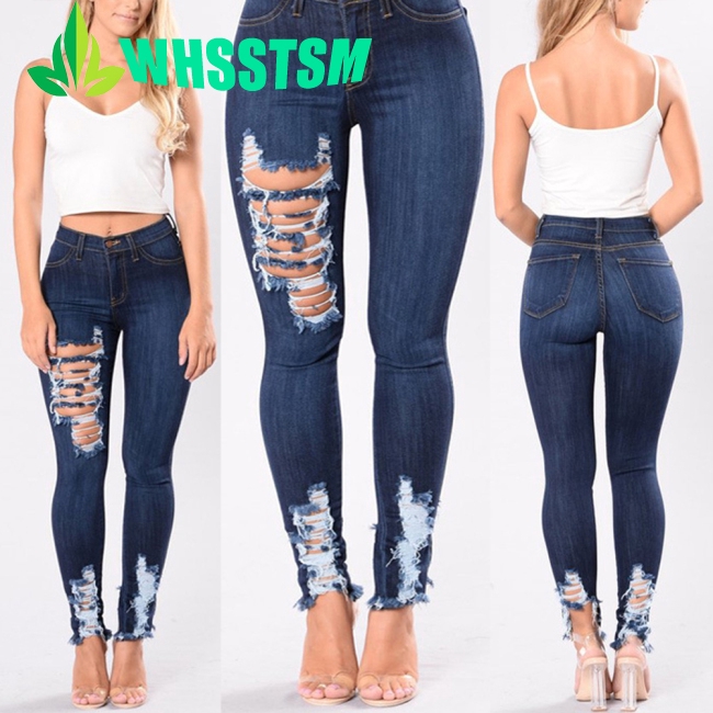 tight skinny ripped jeans