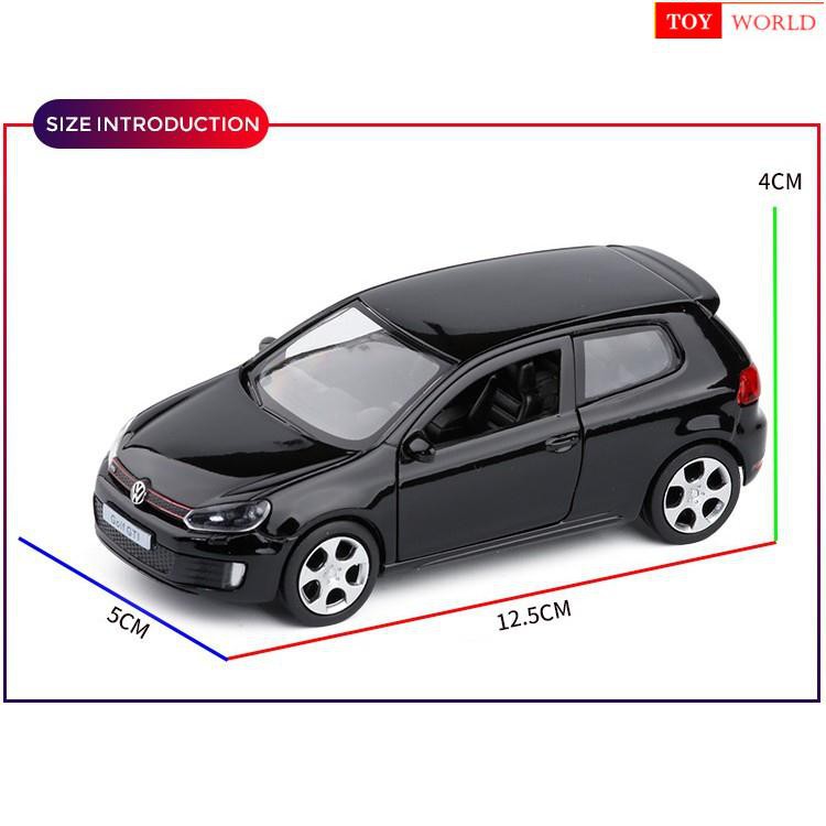 vw golf gti diecast model