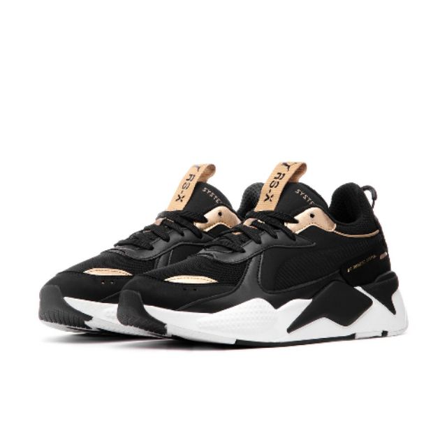 puma rs x trophy black gold