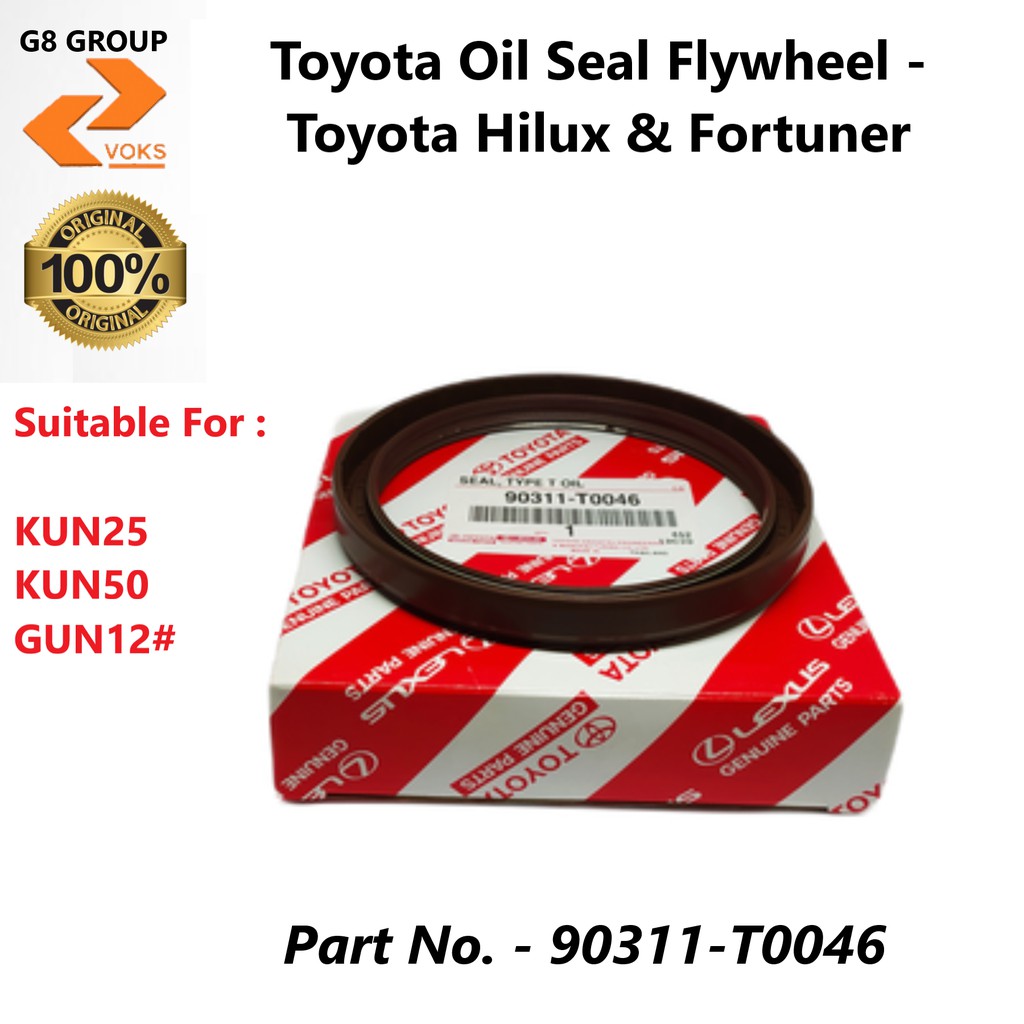 Toyota Oil Seal Flywheel Toyota Hilux & Fortuner ( 90311T0046