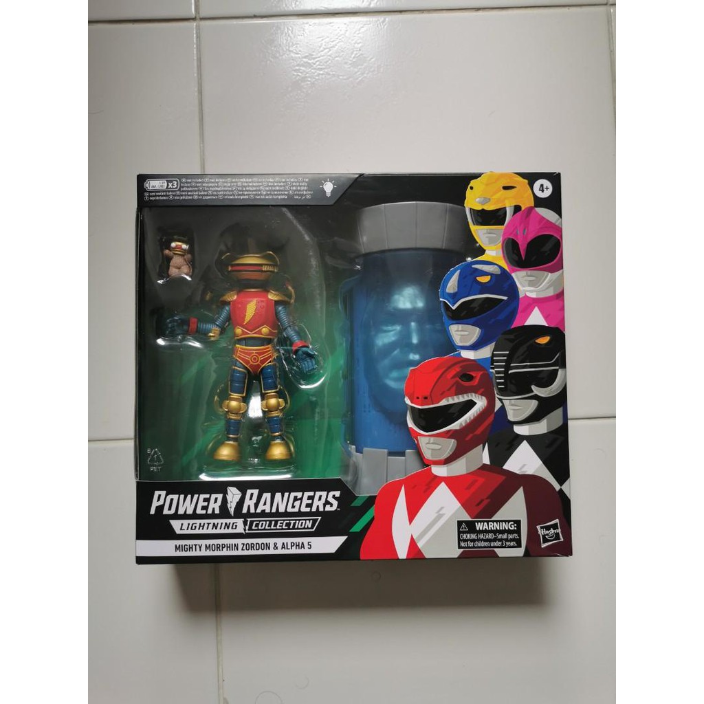 alpha 5 and zordon lightning collection