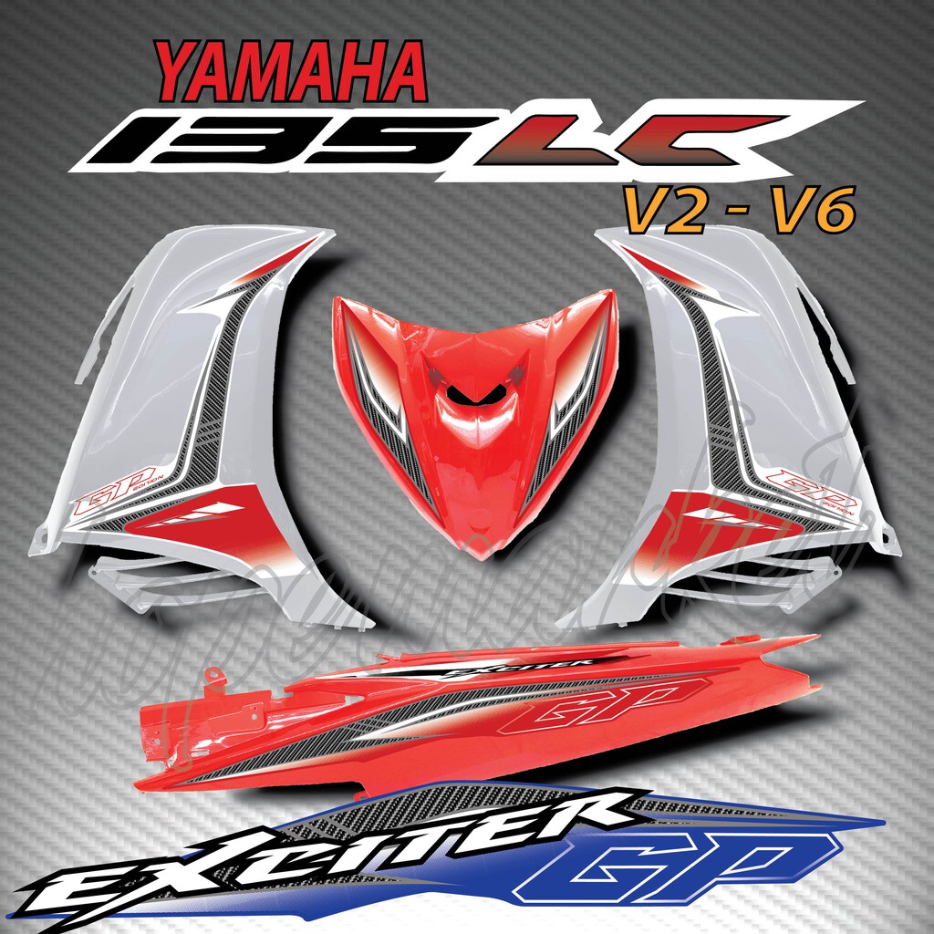STRIPE MOTOR YAMAHA LC135 EXCITER GP NEW V2 V3 V4 V5 V6 (5) DESIGN
