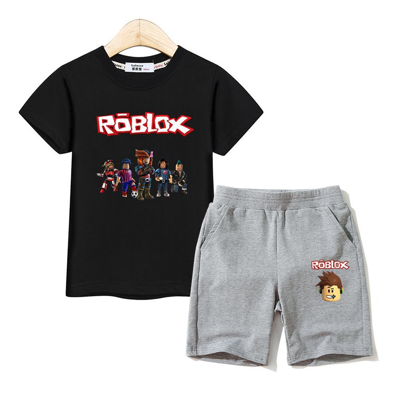 Clothes Girl Top Pant Set Boy Kids Roblox Costume Suit 2pc Fashion Shopee Malaysia - some western vests i made roblox