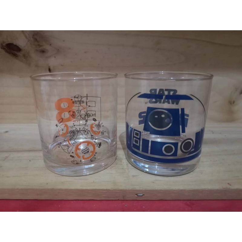 Star Wars R2D2 and BB8 Glass collection set Shopee Malaysia