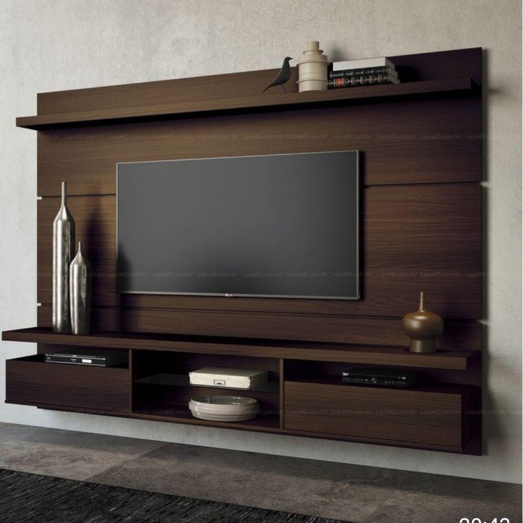 Tv Cabinet Wall Mounted With 7 Ft High Shopee Malaysia