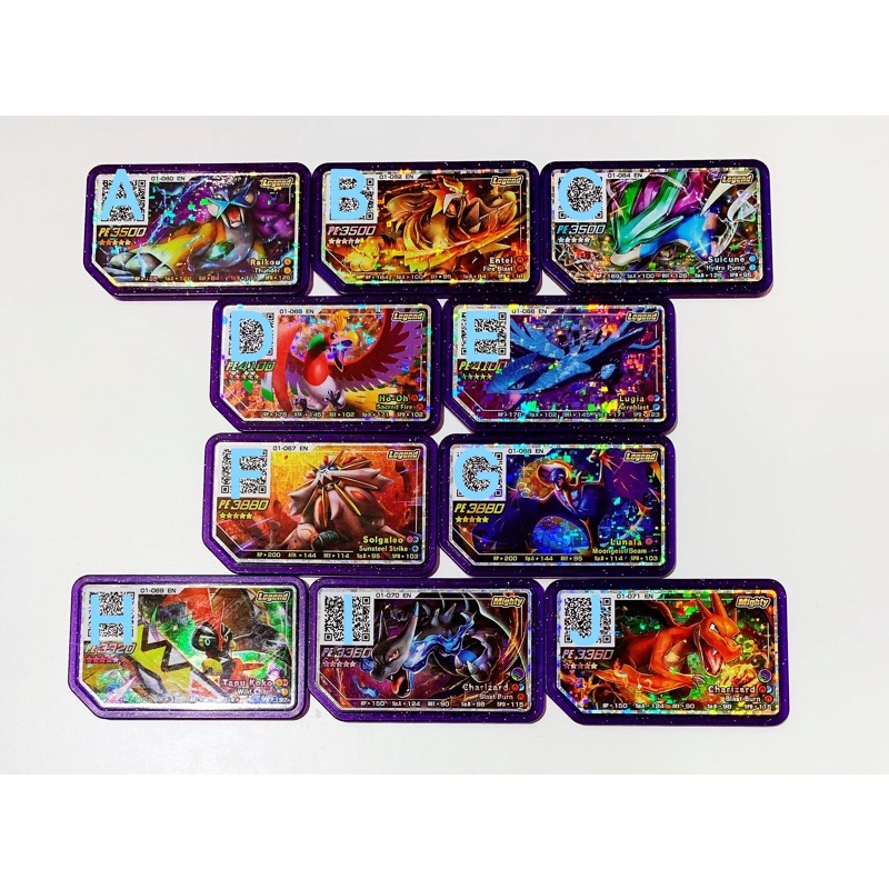 Pokemon Gaole Malaysia Part 1 Full Set 5 Super Powerful Monsters Scannable Malaysia N Singapore Shopee Malaysia