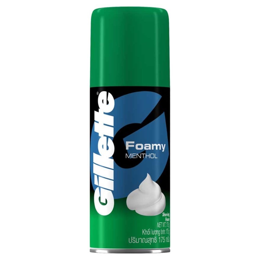 GILETTE FOAMY MENTHOL SHAVING FOAM (175G) Shopee Malaysia
