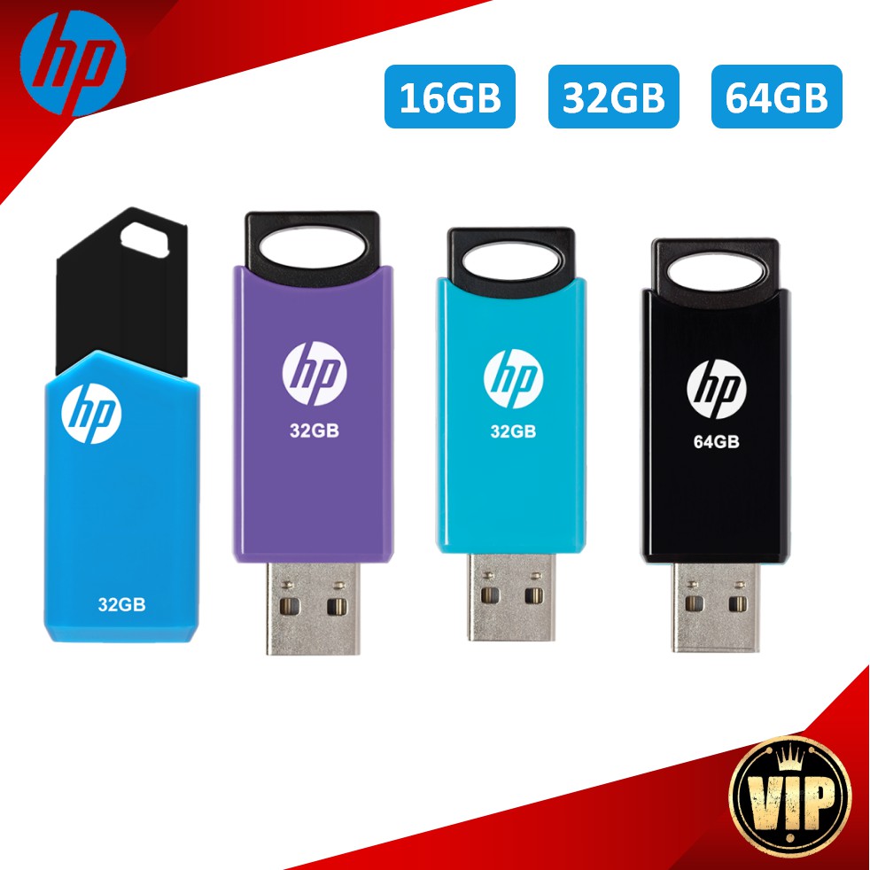 HP v150wv212W USB 2.0 Flash Drive (16GB 32GB 64GB) Shopee Malaysia