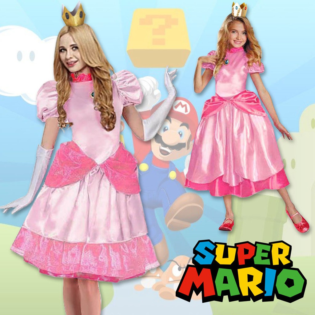 princess peach costume little girl