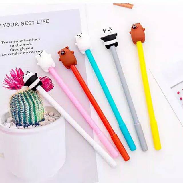 We BARE BEARS PEN WBB PEN WE BARE BEARS PEN Characters | Shopee Malaysia