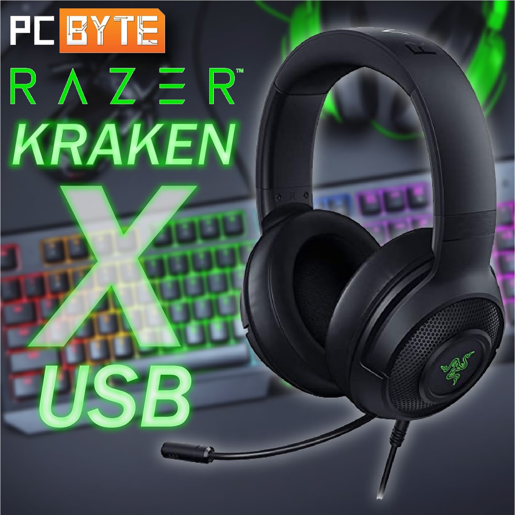 Razer Kraken X Usb 7 1 Surround Gaming Headset Shopee Malaysia