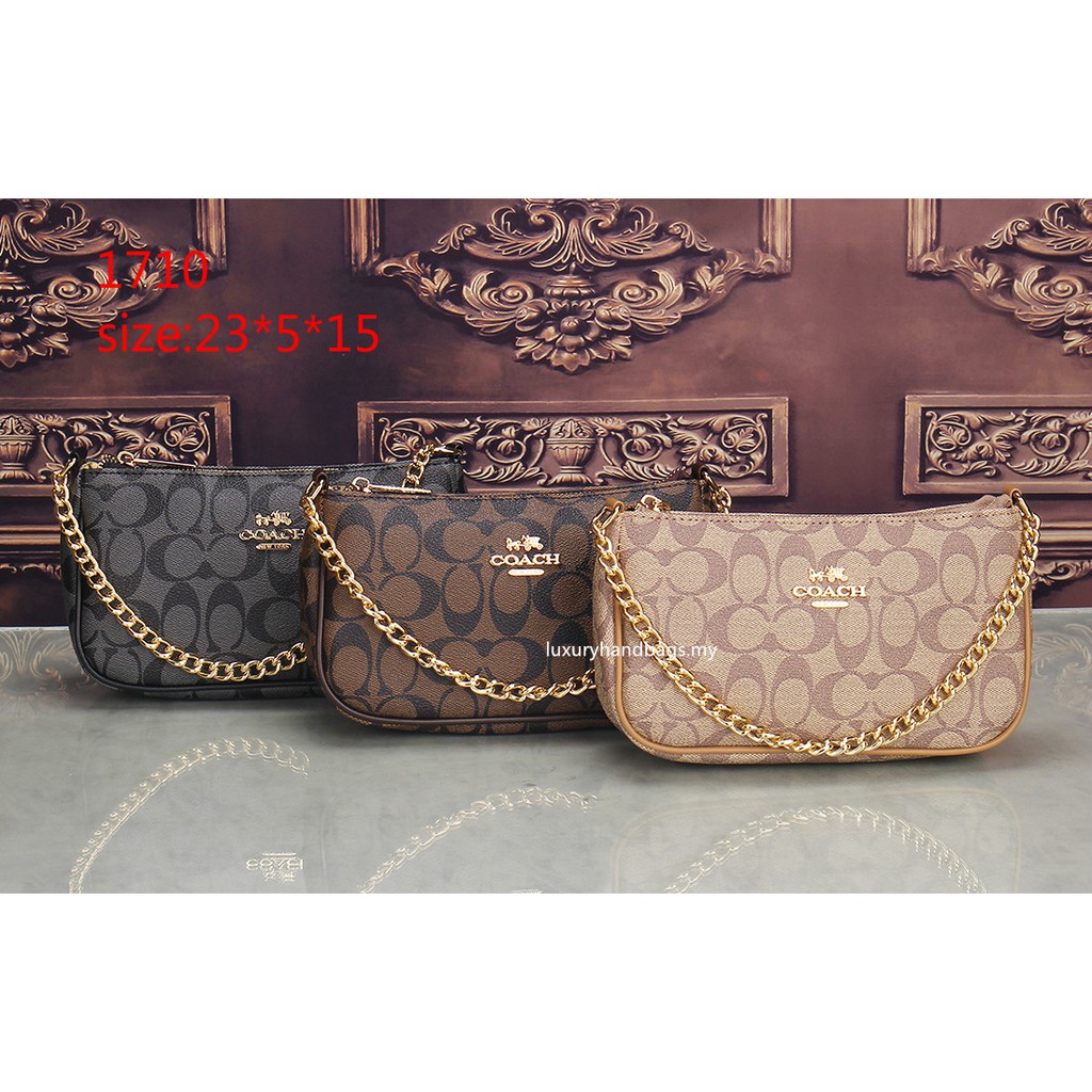 Coach 1710 handbags ladies chain bags women sling bag | Shopee Malaysia