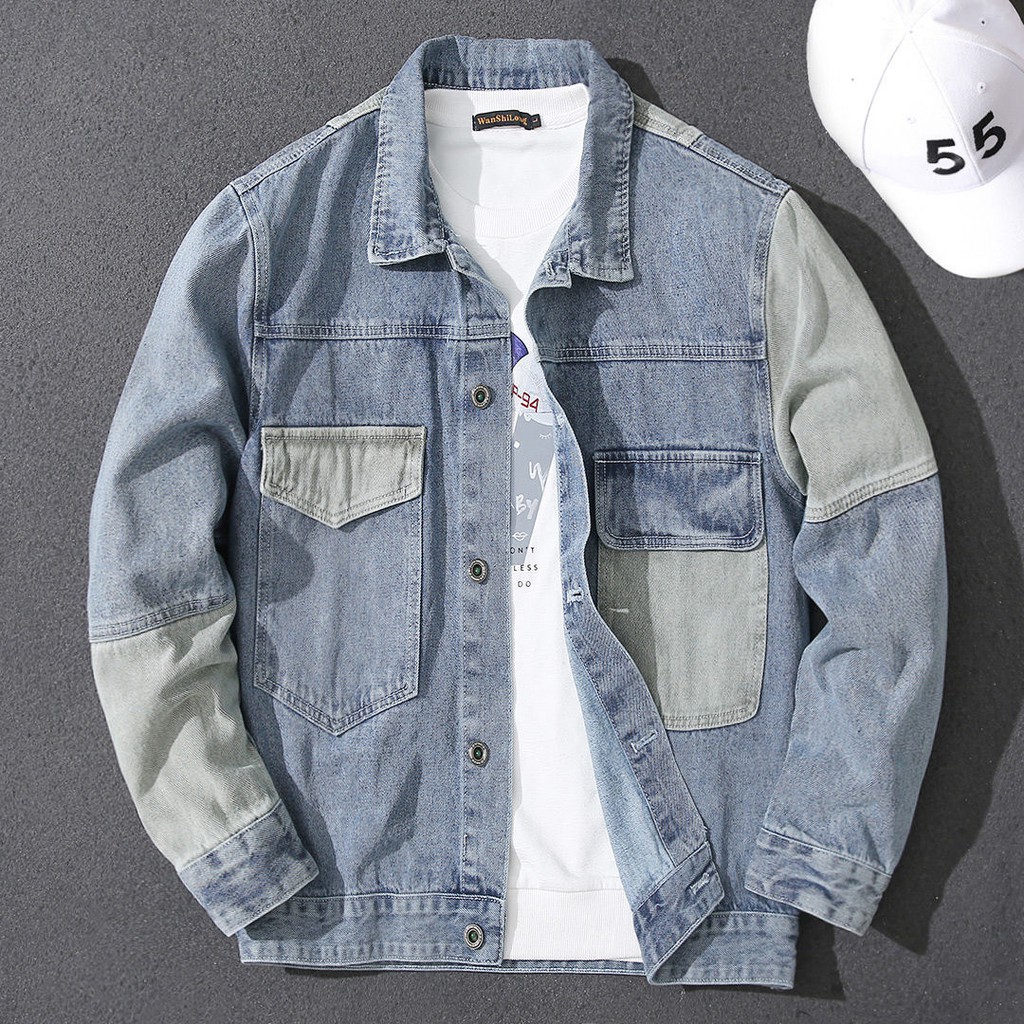 light color denim jacket