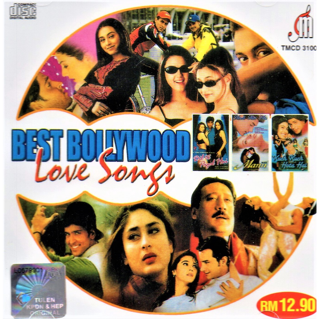 Best Bollywood Love Songs ( Bollywood CD ) | Shopee Malaysia