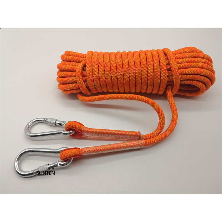 orange climbing rope