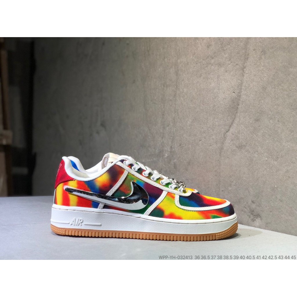 colorful air force 1s