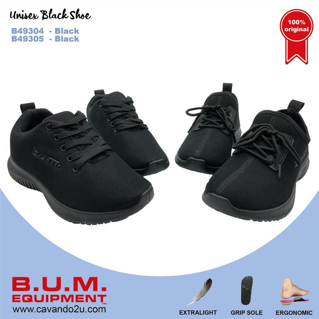 BUM Equipment Black School /Sport Shoes B49304 / B49305 Unisex Sneakers