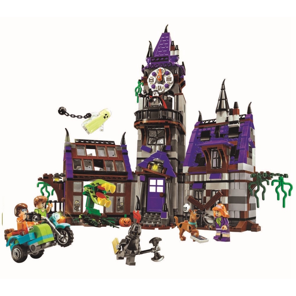 NEW Scooby-Doo Mysterious house Mobile Building Block Classic 860PCS no box 