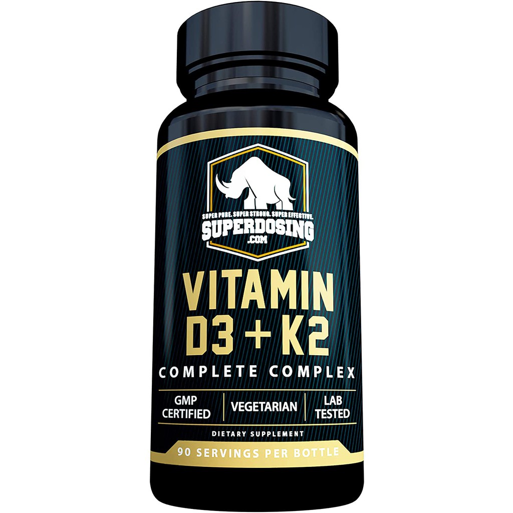 Max Strength, 2 in 1 D3 and K2 with 10,000 iu Vit D and 1,500 mcg Vit K