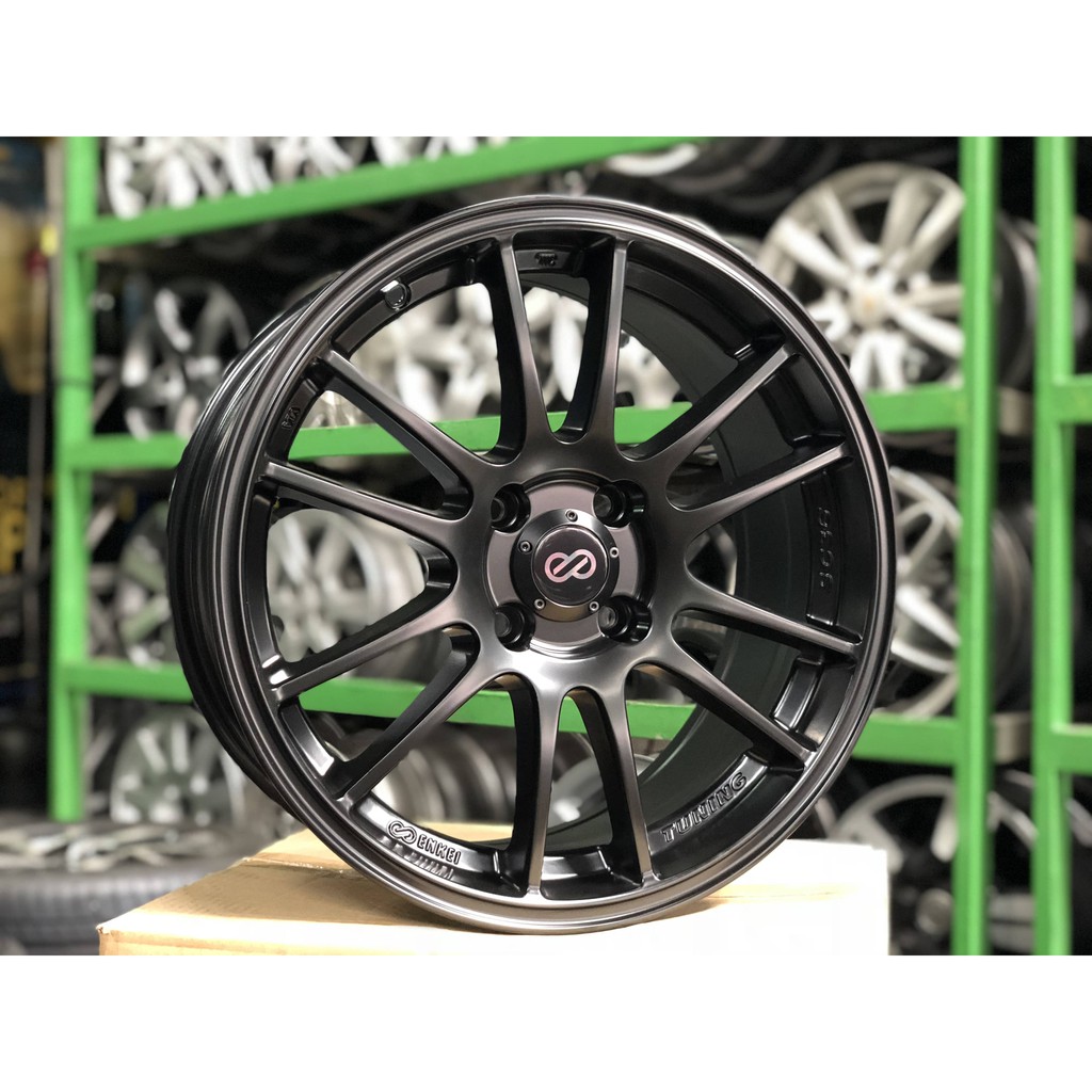 New 16 Enkei Tuning Sc36 Rim City Jazz Vios Myvi Alza Almera Mazda2 Fiesta Mini Shopee Malaysia