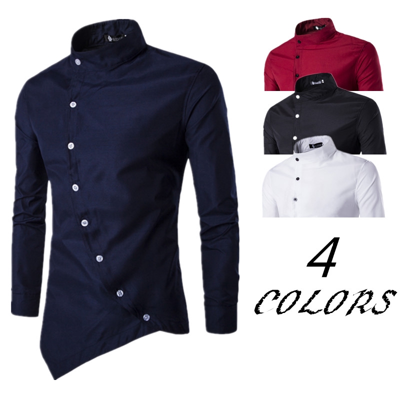 2019 Murah Men long-sleeved Shirt / Baju Raya Lelaki ...