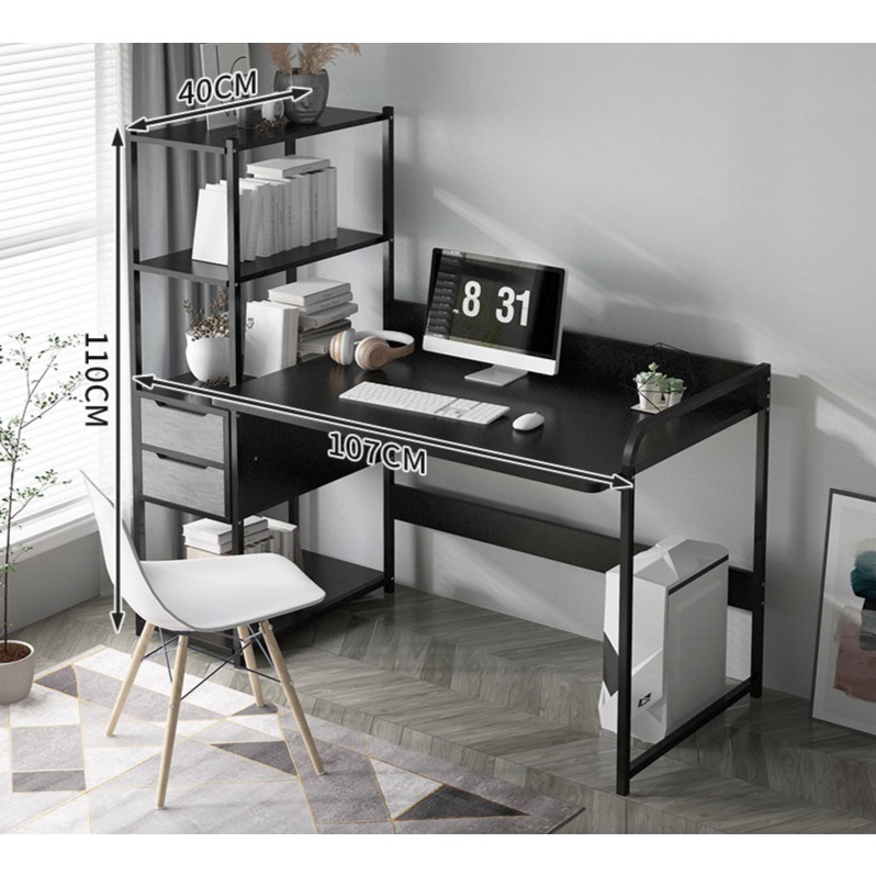 Malaysia Ready Stock Study Deck Writing Desk New Office Table With Book