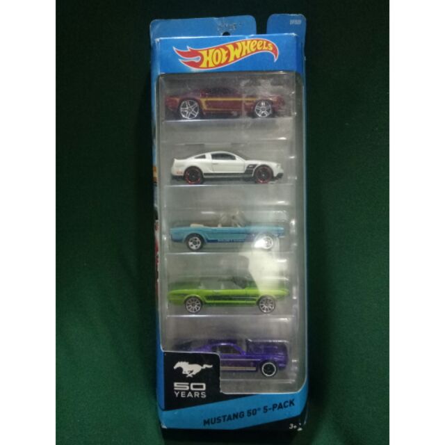 hot wheels mustang 5 pack