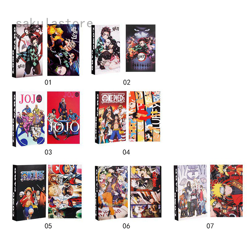 30 pcs Anime Cards Naruto Postcards Collection Lomo Postcard