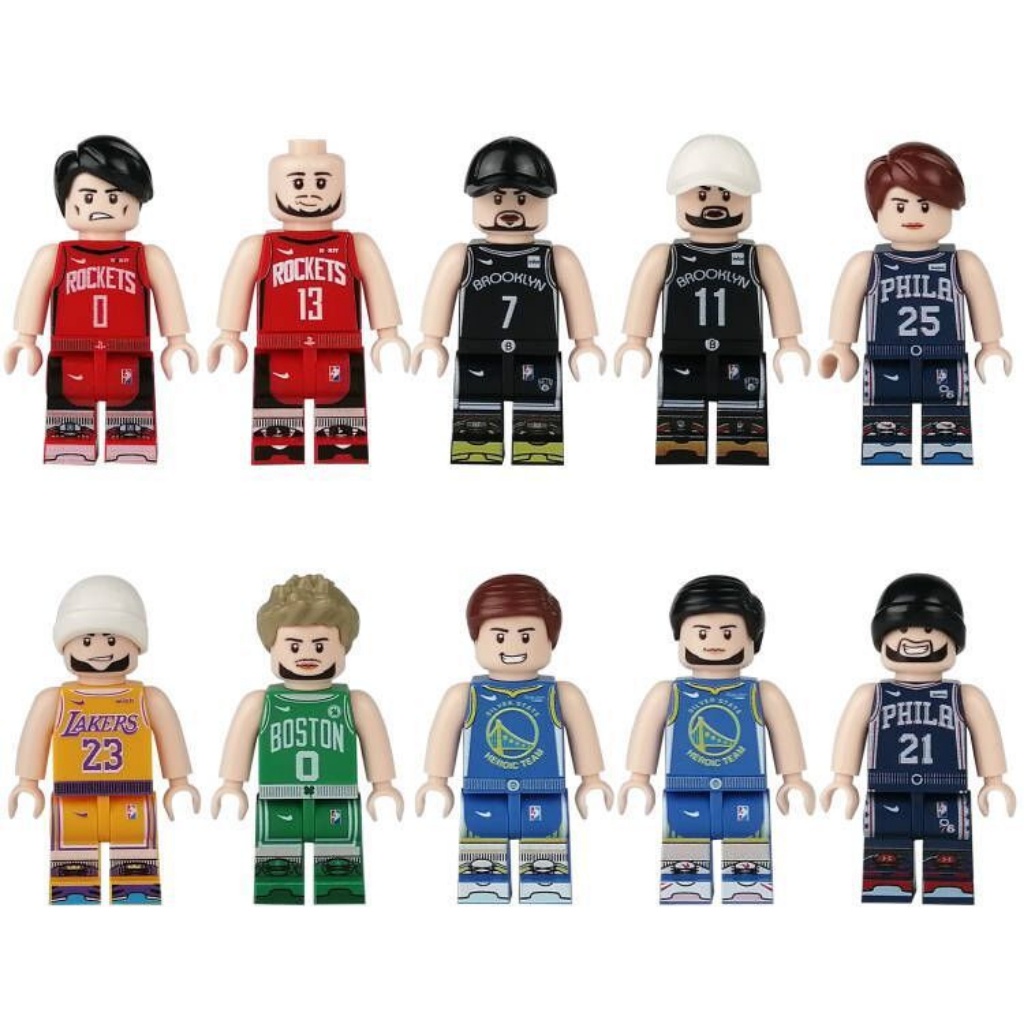 Basketball Player Minifigure Lego Compatible Building Blocks for Kids