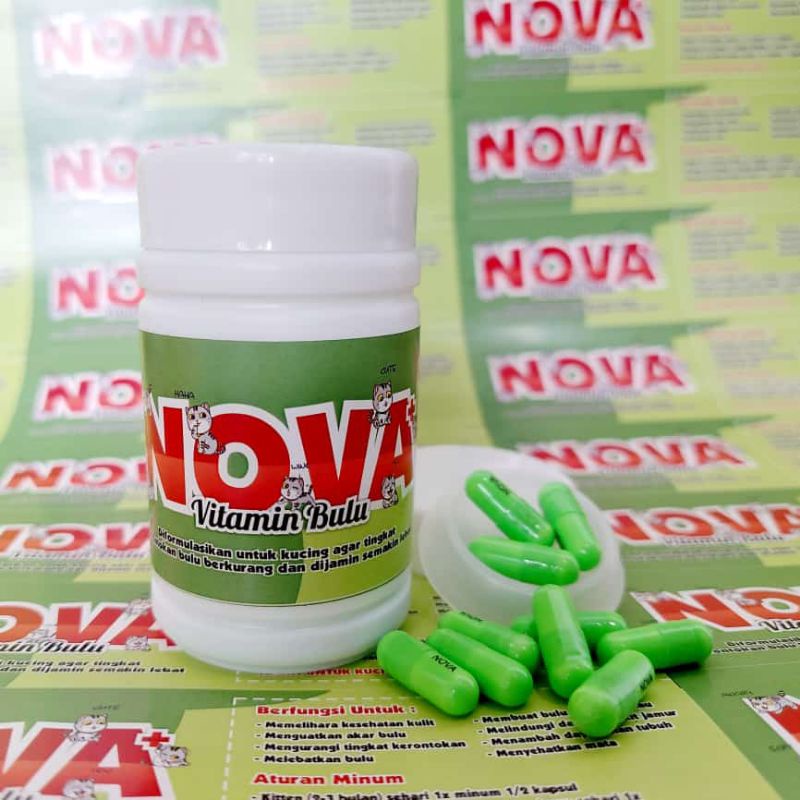 Nova vitamin Cat Fur Loss / Special vitamin Cat Fur Shopee Malaysia