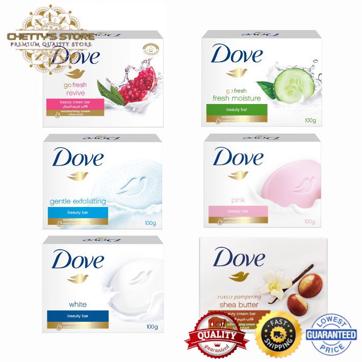 Original Dove Beauty Cream Bar Soap 100g Shopee Malaysia