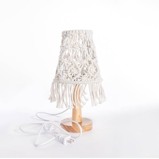Bohemian Style Table Lamp Hand Woven Lampshade Bedside Lamp Children S Room Study Lamp Creative Lamps Shooting Props Desktop Home Decor Shopee Malaysia
