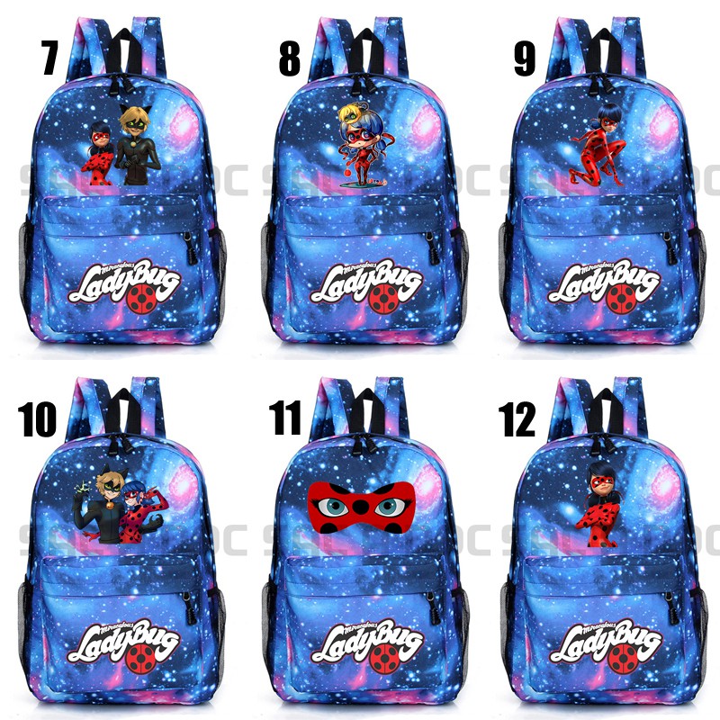 Cute Miraculous Ladybug Schoolbag Children Kids Backpack Cartoon Galaxy Book Bag Shopee Malaysia - roblox galaxy backpack lightning bookbag 8 color