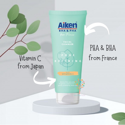 [11.11 SALES] AIKEN Bha Pha Exfoliating Pore Refine Cleanser 100g ...