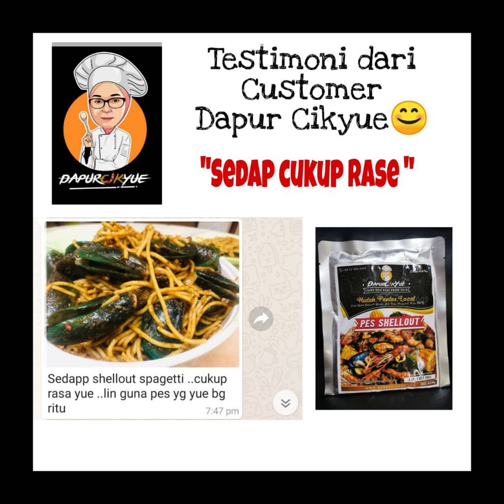 PES SHELLOUT DARI DAPUR CIK YUE SHELLOUT MUDAH, PANTAS u0026 LAZAT 