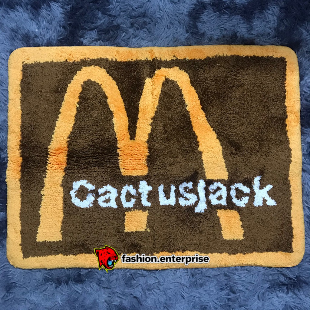 直営店で購入 Cactus jack McDonald Travis Scott マット　ラグ ミュージシャン