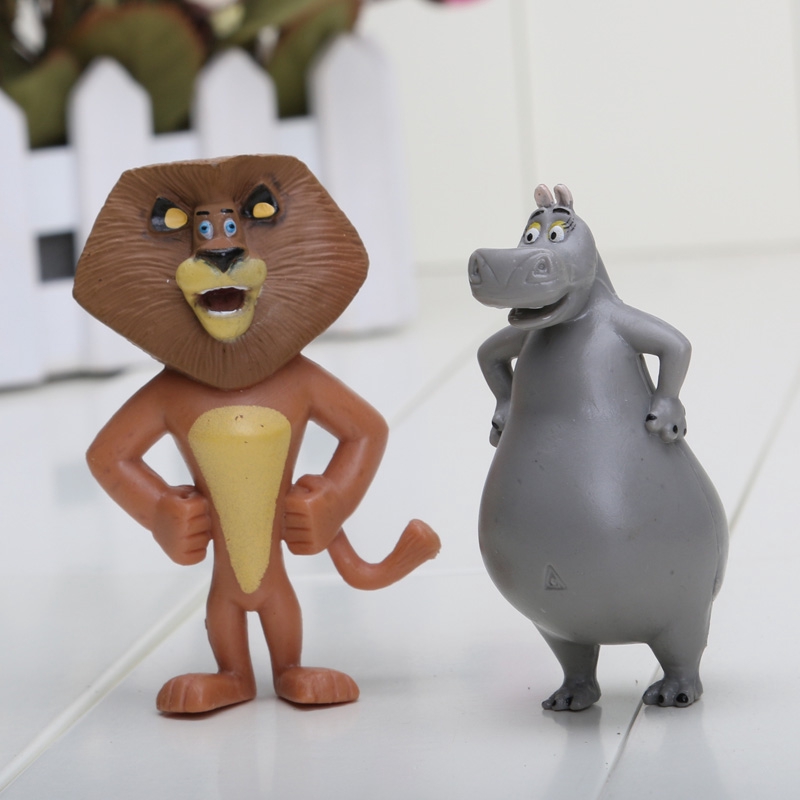 4pcs Madagascar Movie Action Figures Cake Toppers Animal Penguin Kids Toys Model Shopee Malaysia