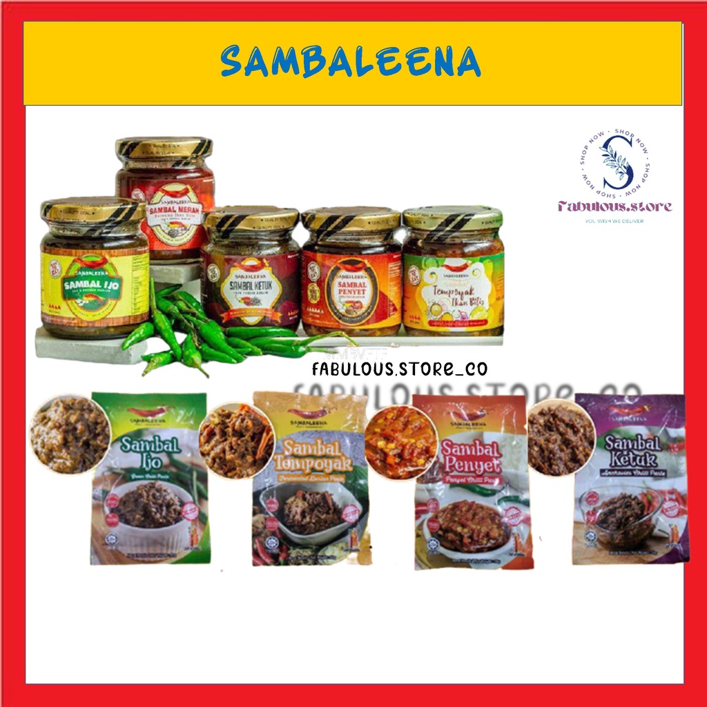 Sambaleena Sambal Ijo Sambal Penyet Sambal Gesek Sambal Ketuk