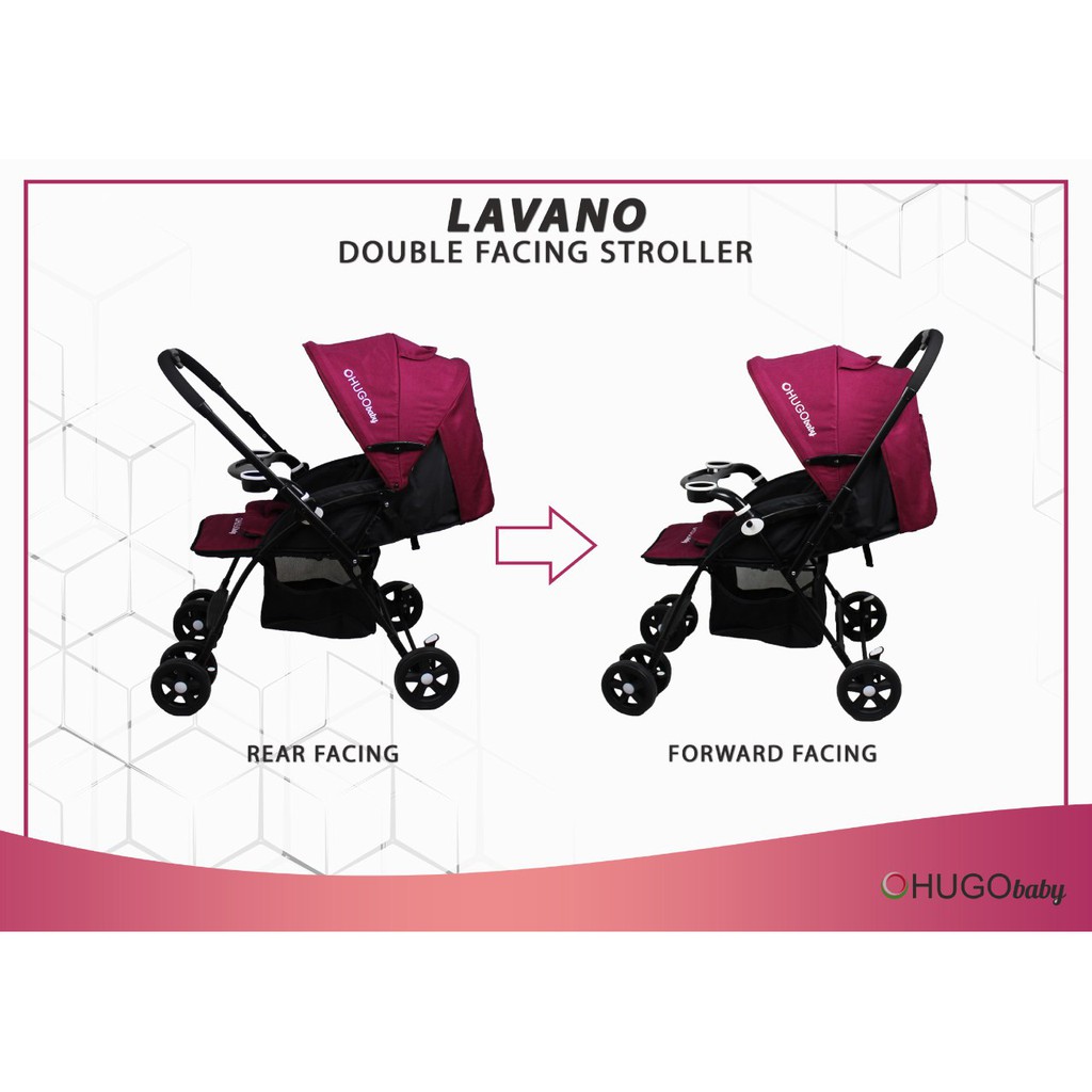 rear facing double stroller