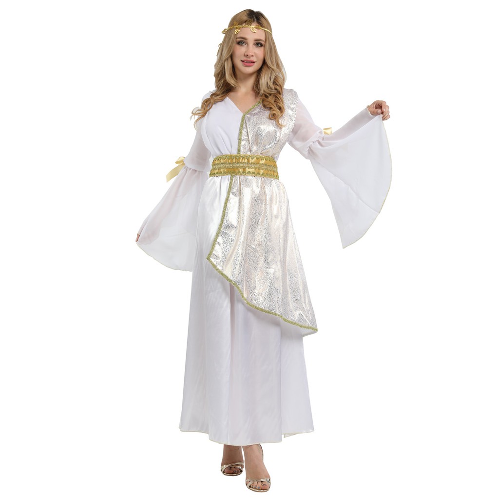 Greece Princess Costume Dress Athena Goddess Cosplay Clothing Adult Halloween Athena Skirt Queen