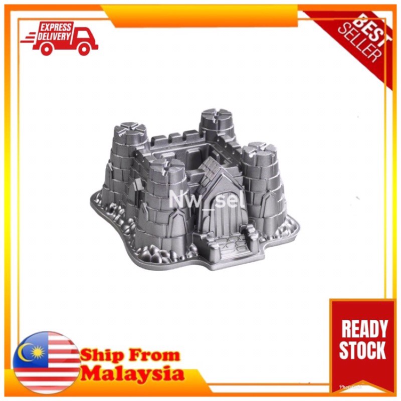 Nordic Ware Castle Bundt Pan cake mold loyang kek original made in USA