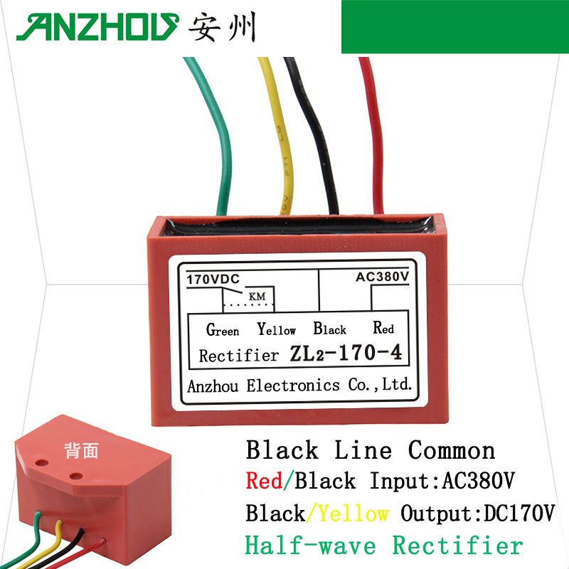 ANZHOU 170VDC Rectifier ZL2 170V Half Wave Rectifier PowerModule ZL2 170 4 Input AC380V Output