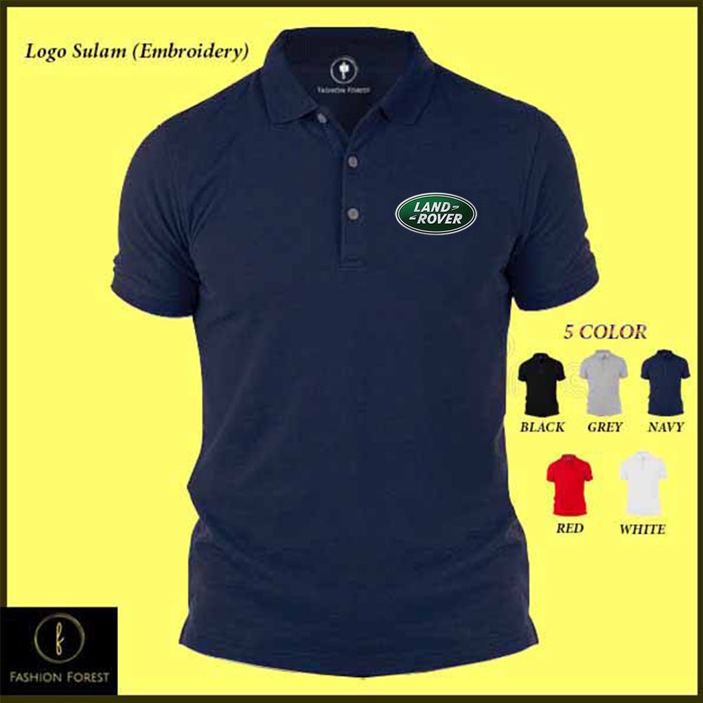 Baju Polo Men T Shirt Cotton Casual Tee Fashion Pakaian Hot Sale LAND ROVER 4WD OFFORAD