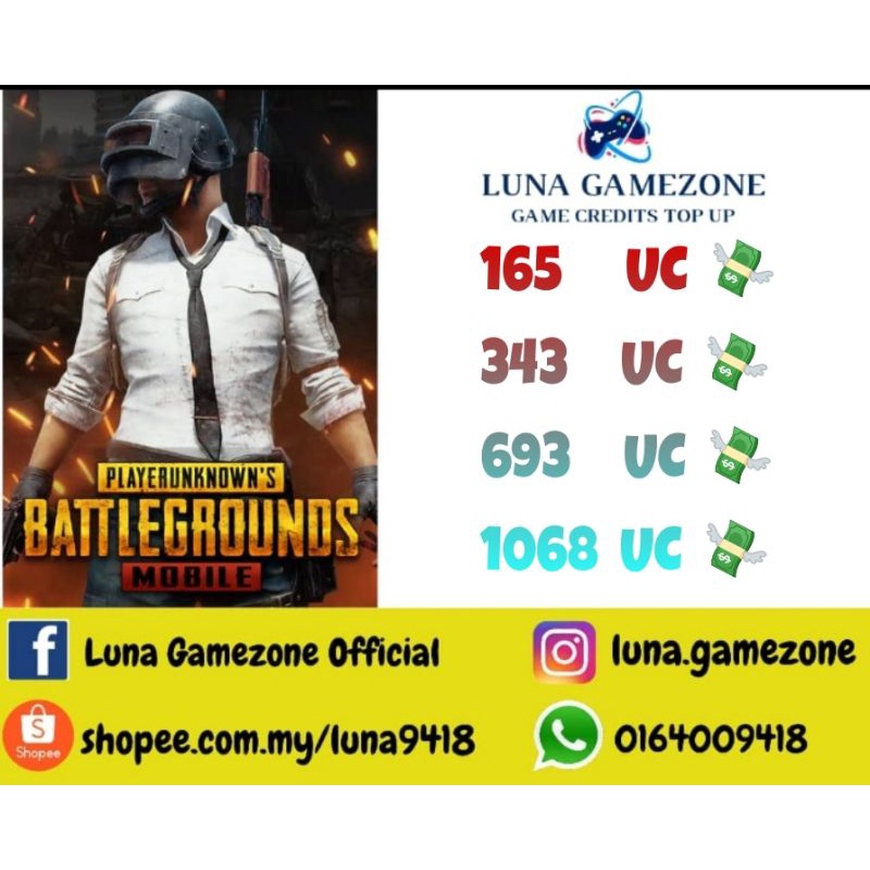 Pubg Uc Mobile Malaysia Region Only