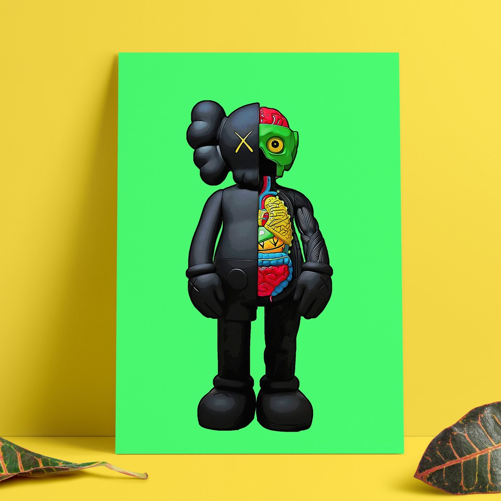 Нарисовать kaws поэтапно