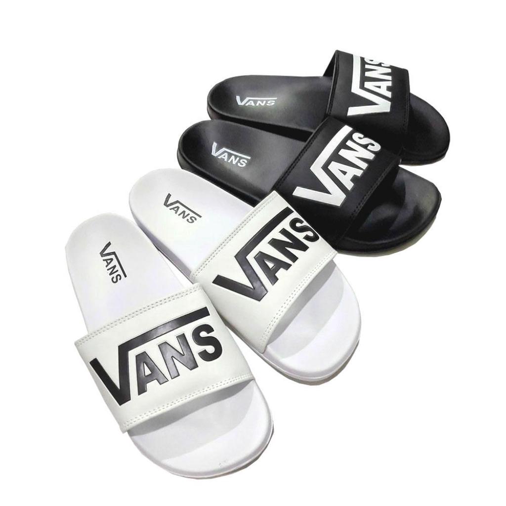 vans slides white