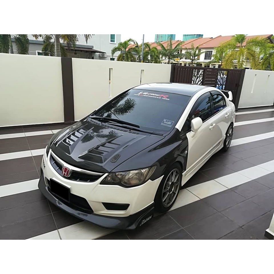 HONDA CIVIC FD 2006-2011 FRONT SKIRT JS RACING  Shopee Malaysia